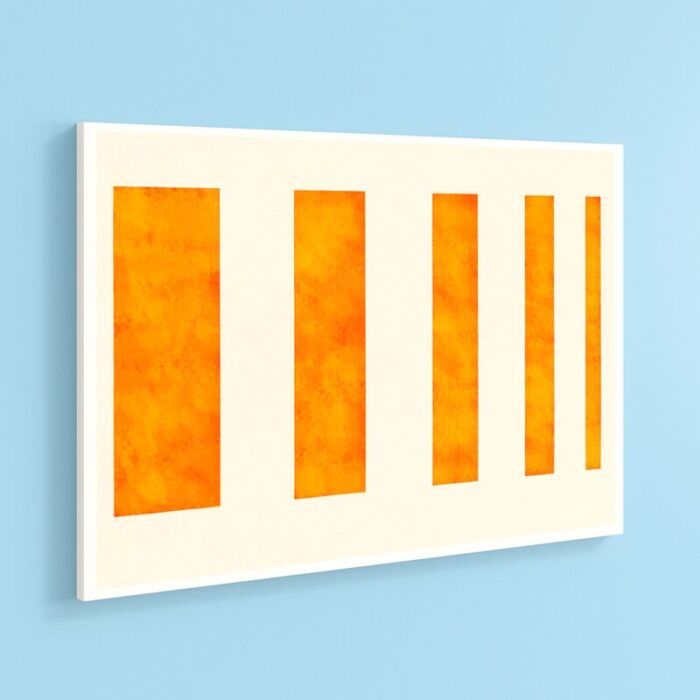 ” Modern Art – Orange Levies ” by 5by5collective - Chic Decora