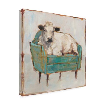 ” Moo-ving In I ” by Ethan Harper Painting Print - Chic Decora