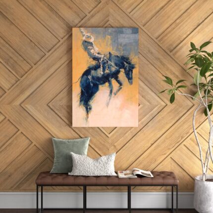 ” Mood Indigo III ” Painting Print - Chic Decora