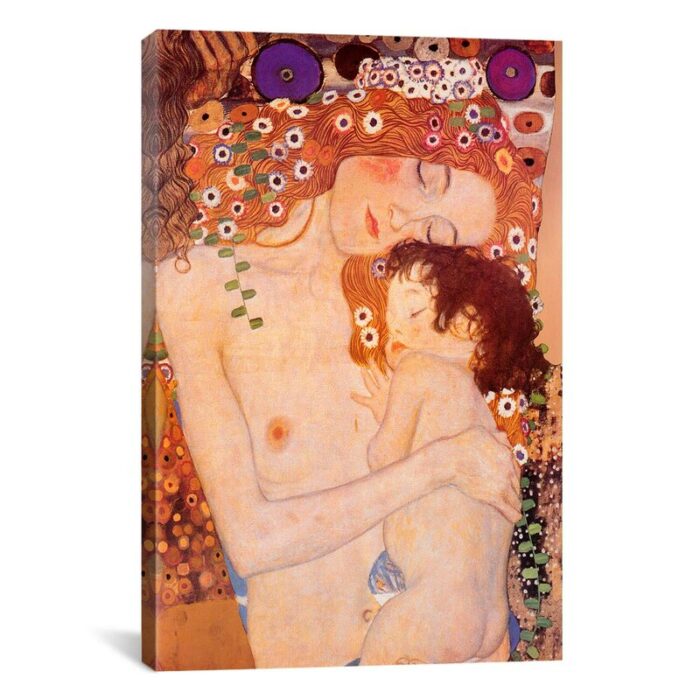 ” Mother And Child ” by Gustav Klimt - Chic Decora