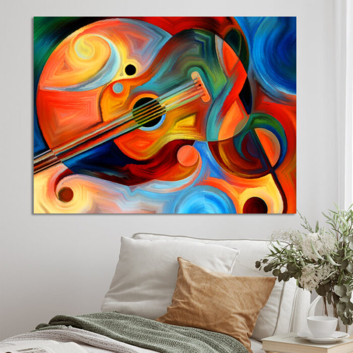 ” Music And Rhythm Abstract “ - Chic Decora