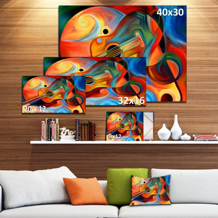 ” Music And Rhythm Abstract “ - Chic Decora