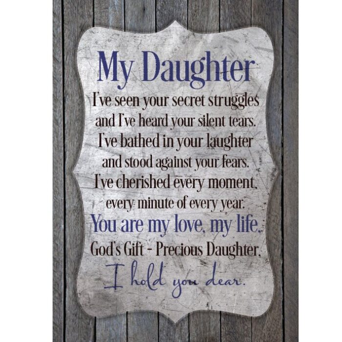 ” My Daughter “ - Chic Decora