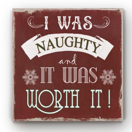 ” Naughty And Worth It Type ” by Carol Robinson - Chic Decora