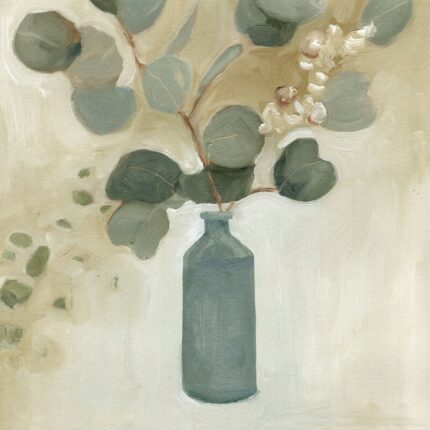 ” Neutral Arrangement III ” by Emma Scarvey Painting Print - Chic Decora