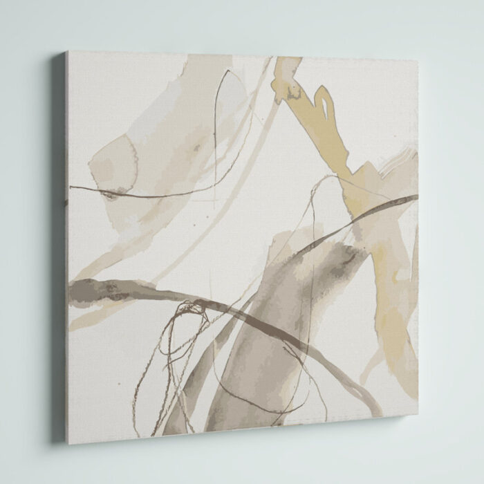 ” Neutral Momentum II ” Painting Print - Chic Decora