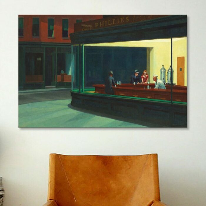 ” Nighthawks, 1942 ” by Edward Hopper - Chic Decora