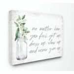 ” No Matter How You Feel Never Give Up ” by Marla Rae - Chic Decora