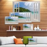 ” Open Window To Calm Seashore “ - Chic Decora