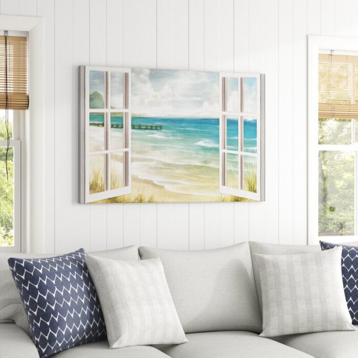 ” Open Windows To Beach Paradise “ - Chic Decora