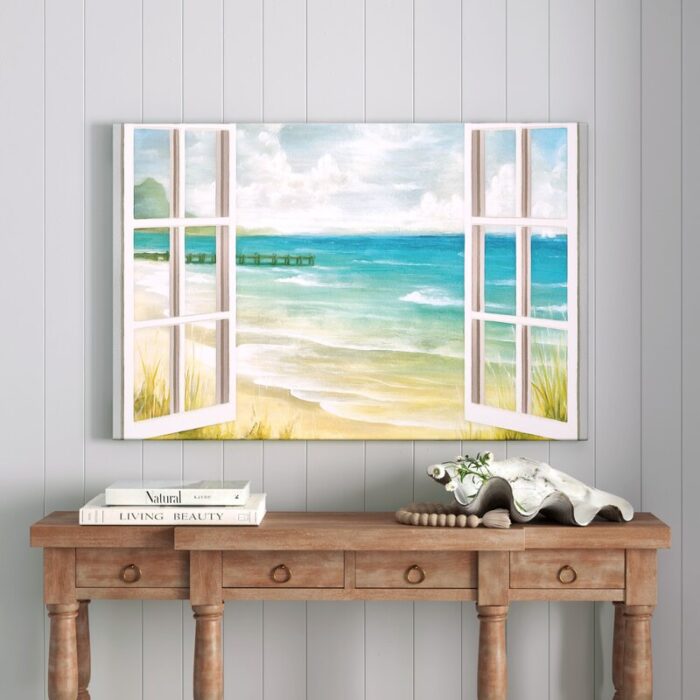 ” Open Windows To Beach Paradise “ - Chic Decora