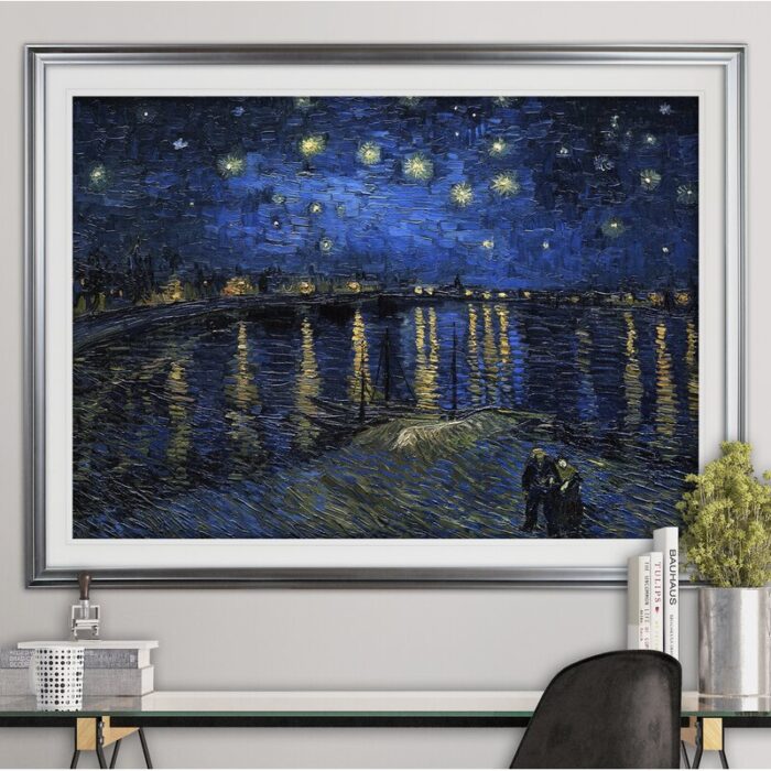 ” Over The Rhane ” by Vincent Van Gogh - Chic Decora