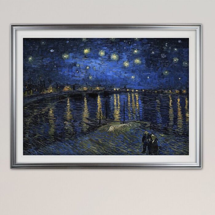 ” Over The Rhane ” by Vincent Van Gogh - Chic Decora