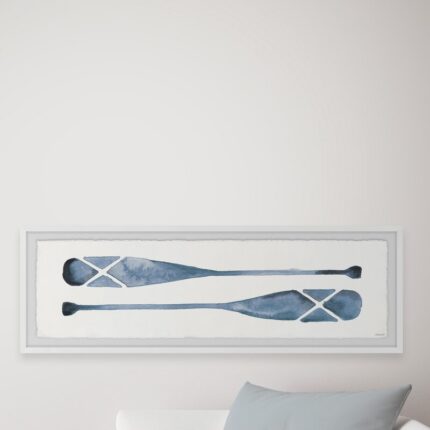 ” Paddle Blues ” Painting Print - Chic Decora