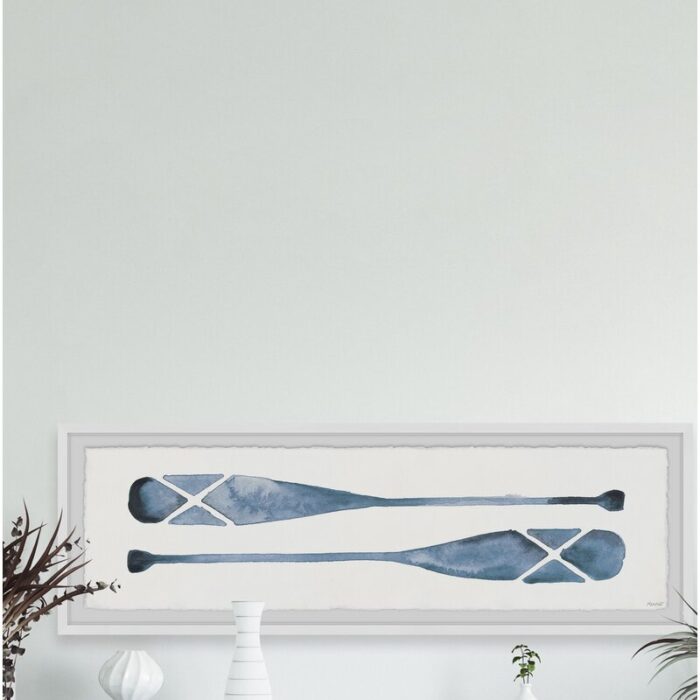 ” Paddle Blues ” Painting Print - Chic Decora