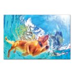 ” Painted Underwater Dog “ - Chic Decora