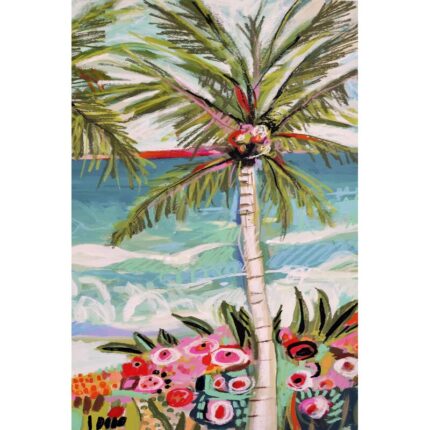 ” Palm Tree Wimsy II ” by Karen Fields - Chic Decora