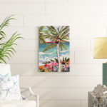 ” Palm Tree Wimsy II ” by Karen Fields - Chic Decora