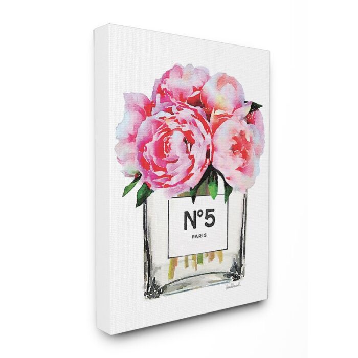 ” Paris Vase With Pink Peony ” by Amanda Greenwood - Chic Decora