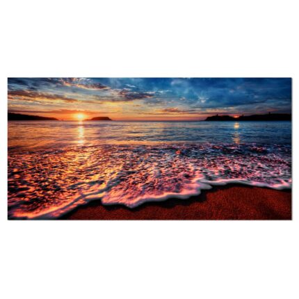 ” Peaceful Evening Beach View “ - Chic Decora