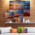 ” Peaceful Evening Beach View “ - Chic Decora