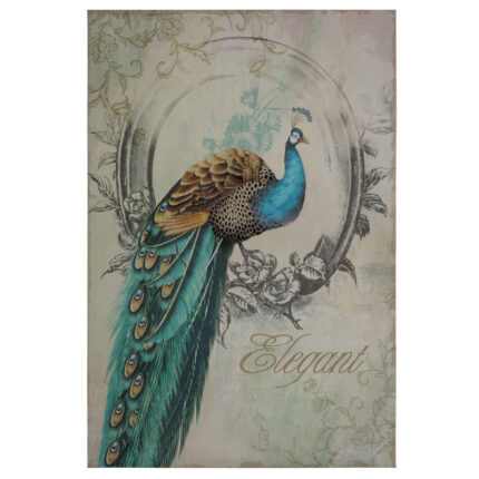 ” Peacock Poise I “ - Chic Decora