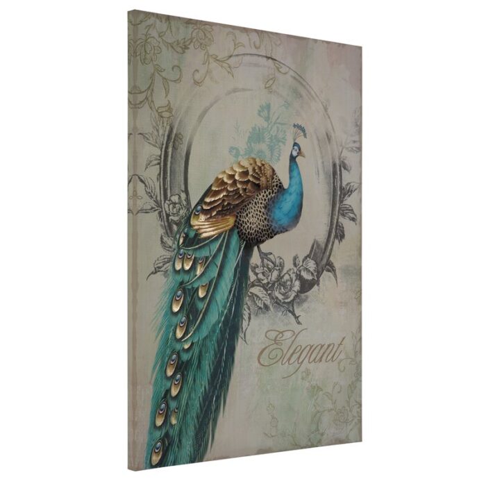 ” Peacock Poise I “ - Chic Decora