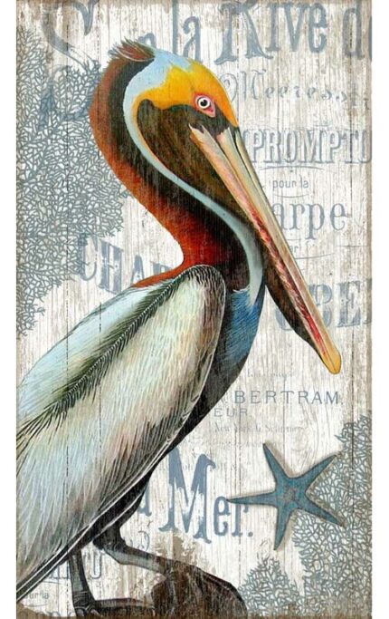 ” Heron On Black II ” by Lanie Loreth - Chic Decora