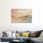 ” Pink Waves ” Painting Print - Chic Decora