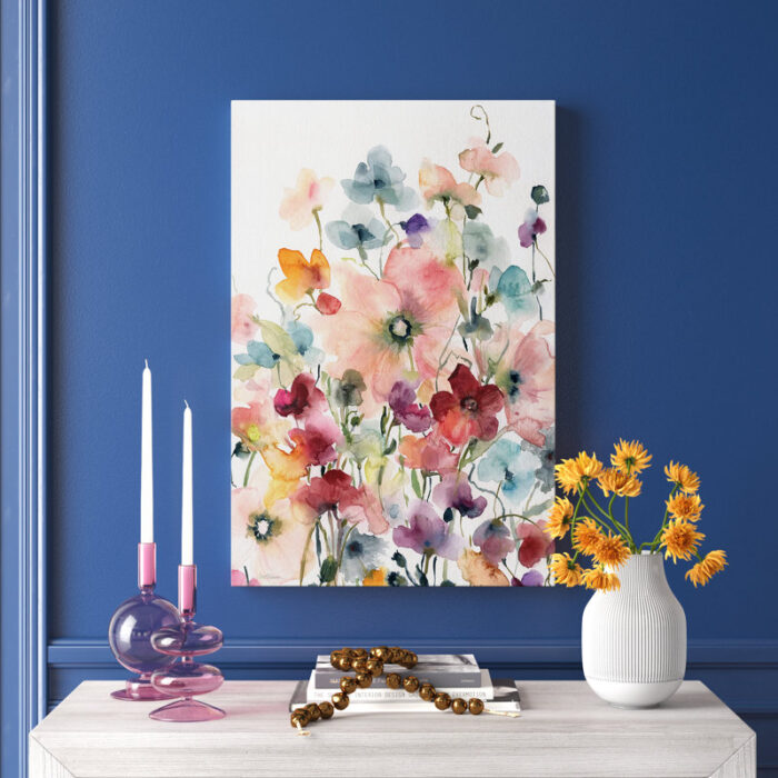 ” Poppies And Sweetpeas “ - Chic Decora