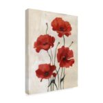 ” Poppy Bouquet III ” by Emma Scarvey Painting Print - Chic Decora