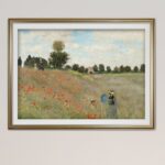 ” Poppy Field ” by Claude Monet - Chic Decora