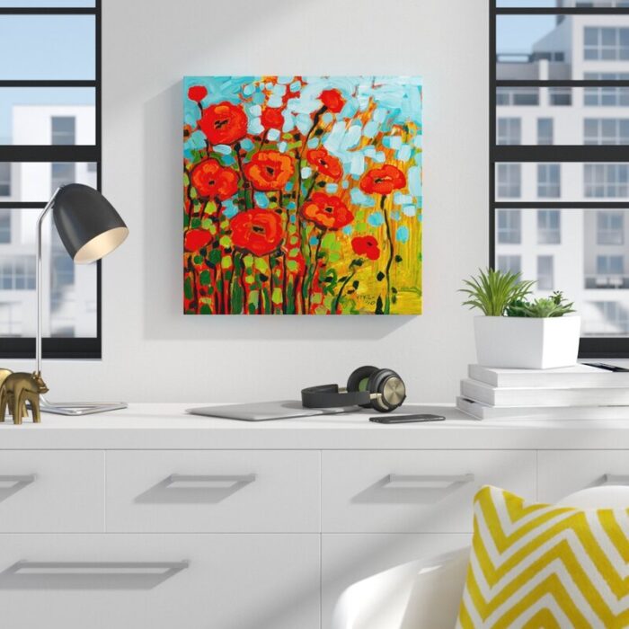 ” Poppy Field ” by Jennifer Lommers - Chic Decora