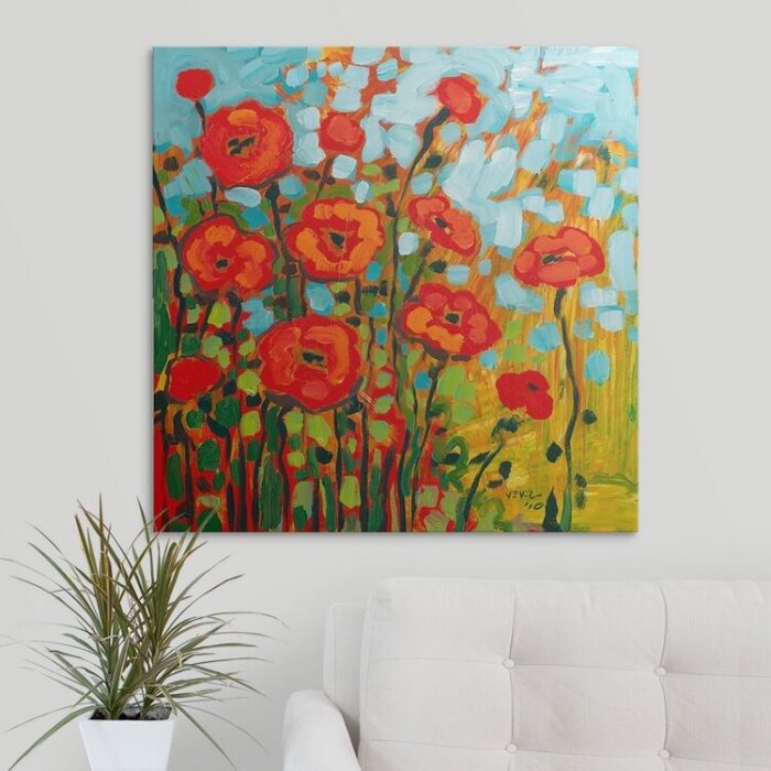 ” Poppy Field ” by Jennifer Lommers - Chic Decora