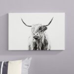 ” Portrait Of A Highland Cow ” by Dorit Fuhg - Chic Decora