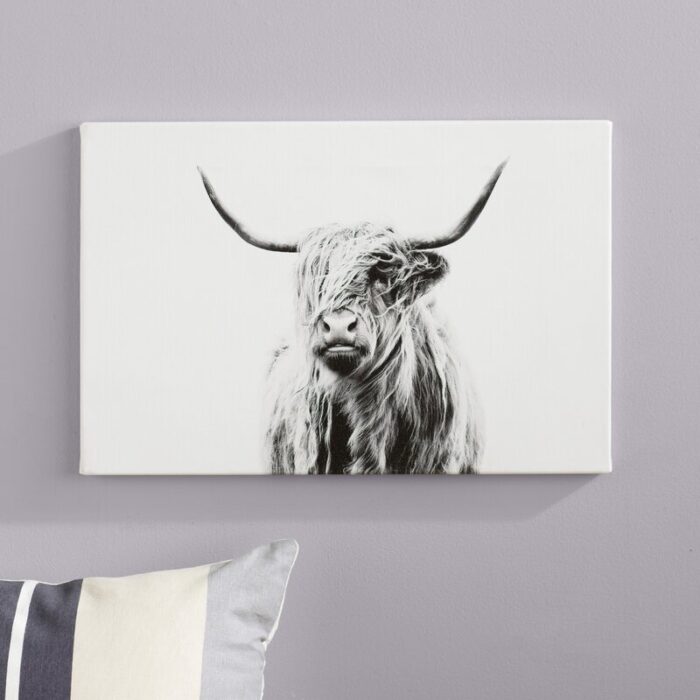 ” Portrait Of A Highland Cow ” by Dorit Fuhg - Chic Decora