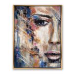 ” Portrait Of A Young Woman IV ” Painting Print - Chic Decora