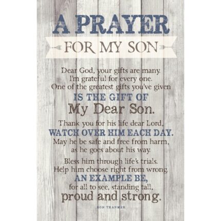 ” Prayer For My Sonâ€¦ “ - Chic Decora