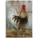 ” Premium Farmhouse Rooster ” by Sally Swatland - Chic Decora