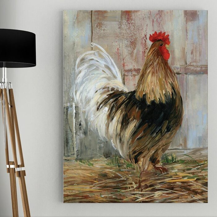 ” Premium Farmhouse Rooster ” by Sally Swatland - Chic Decora