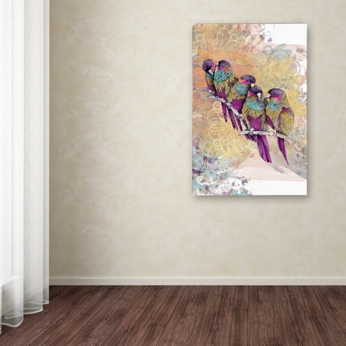 ” Purple Parrots ” by The Tangled Peacock - Chic Decora