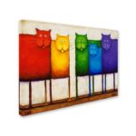 ” Rainbow Cats “ - Chic Decora