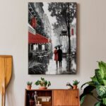 ” Rainy Paris II ” Painting Print - Chic Decora