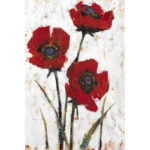 ” Red Poppy Fresco II ” by Timothy O’ Toole - Chic Decora