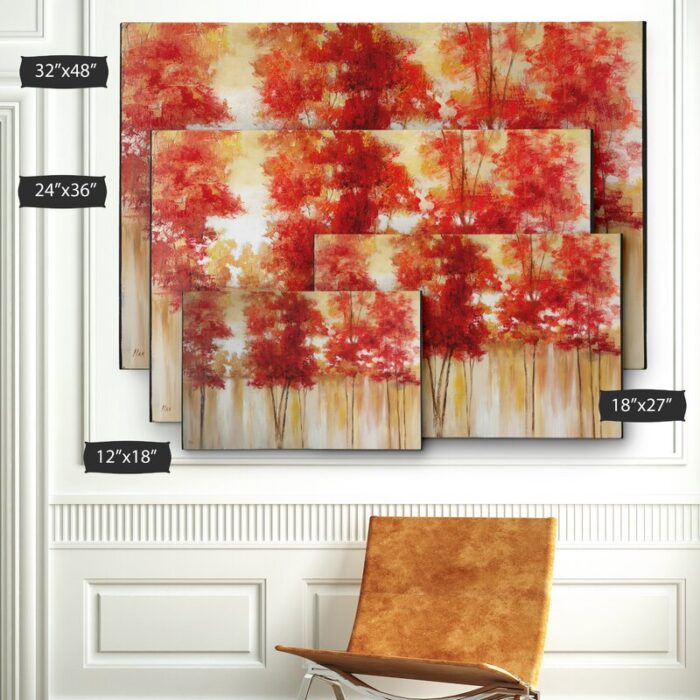 ” Red Trees “ - Chic Decora