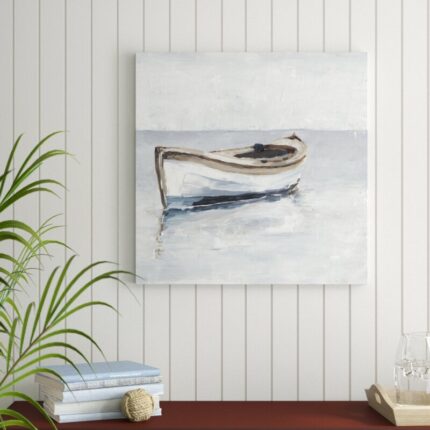 ” Rolling Waves ” by Marmont Hill Painting Print - Chic Decora