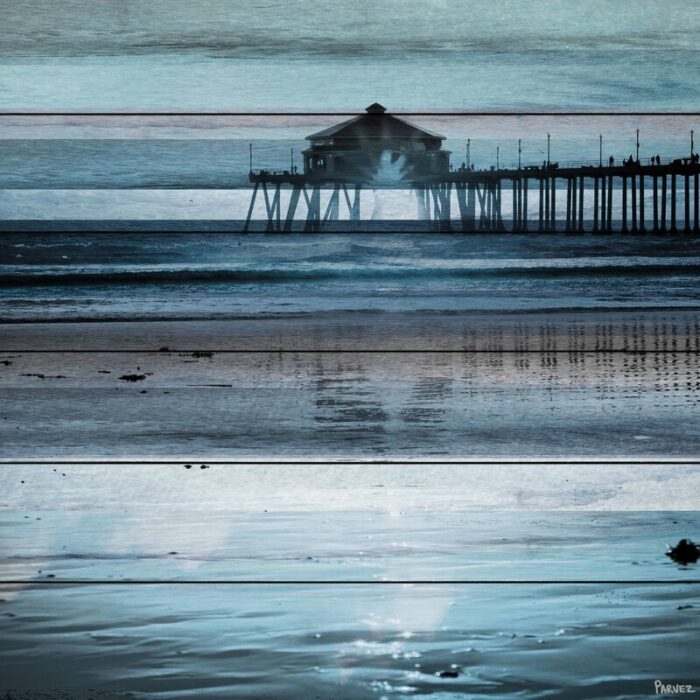 ” Reflection Of The Pier ” by Parvez Taj - Chic Decora