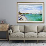 ” Regatta At Sainte ” by Claude Monet - Chic Decora