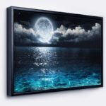 ” Romantic Full Moon Over Sea “ - Chic Decora