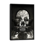 ” Room Skull B/W ” by Ali Gulec - Chic Decora